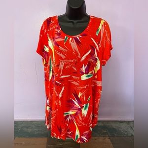 Apt. 9 shortsleeved floral top